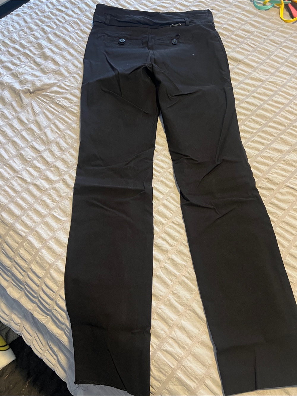 Straight Leg Women's Pants in Black - Picture 5 of 6